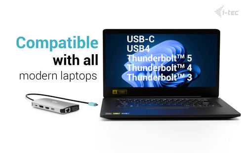 i-tec C31NANOTRIDOCKPD laptop dock/port replicator
