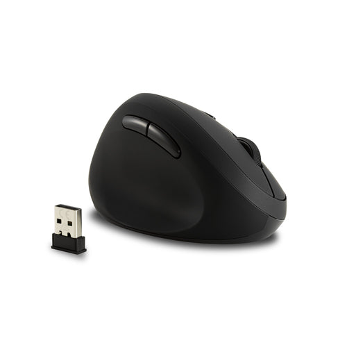 Kabellose ergonomische Maus für Linkshänder Kensington Pro Fit 1600 DPI Schwarz