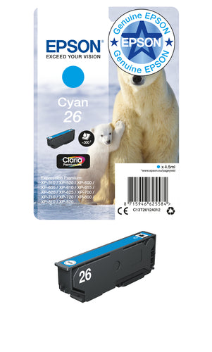 Epson Polar bear C13T26124012 ink cartridge