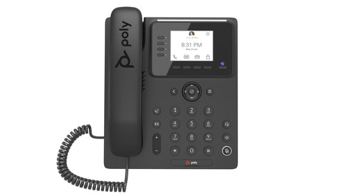 HP Poly CCX 350 Business Media Phone for Microsoft Teams and PoE-enabled IP phone