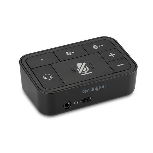 Kensington K83300WW Universal 3-in-1 Pro Audio Headset – Kontroll-Adapter, Schwarz