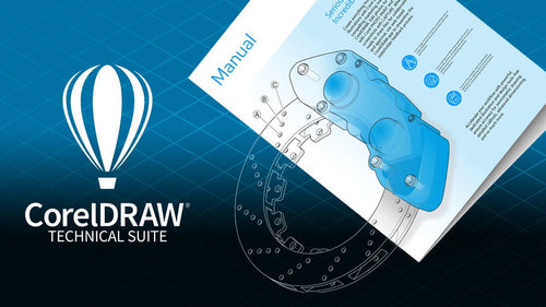 Graphic Editor Corel CorelDRAW Technical Suite Multilingual Support 2-Year Subscription