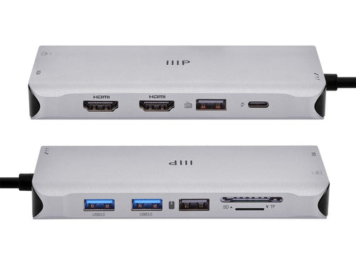 Laptop Dock Monoprice 44466 USB 3.2 Type-C 100W Charging Silver