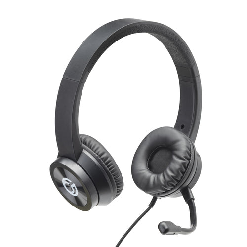 connektgear HP532 USB-C /A /3.5mm Headset with Boom Mic - Black
