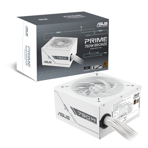 ASUS Prime 750W Bronze White Edition power supply unit