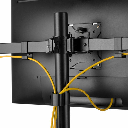 32 Inch Rocstor Steel Monitor Mount Grommet Clamp Black 9kg Capacity