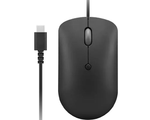 Optische USB Typ-C Maus 2400 DPI Beidhändig Schwarz