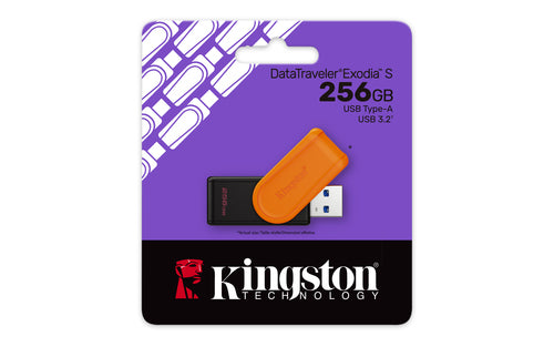 256GB Kingston DataTraveler Exodia S USB 3.2 Flash Drive Portable Storage