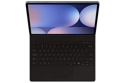Samsung Galaxy Tab S10+ S9+ S9 FE+ QWERTZ Tastatur Trackpad - Schwarz