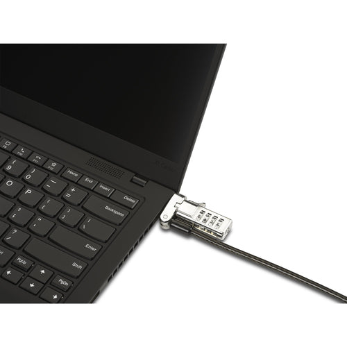 Kensington Universal 3-in-1 Laptop-Kabelschloss 1,8 m Kohlenstoffstahl Tragbare Sicherheit