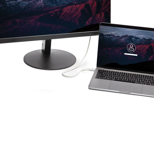 StarTech Thunderbolt 3 Cable - 0.5m - 40Gbps - USB/DisplayPort Compatible - White