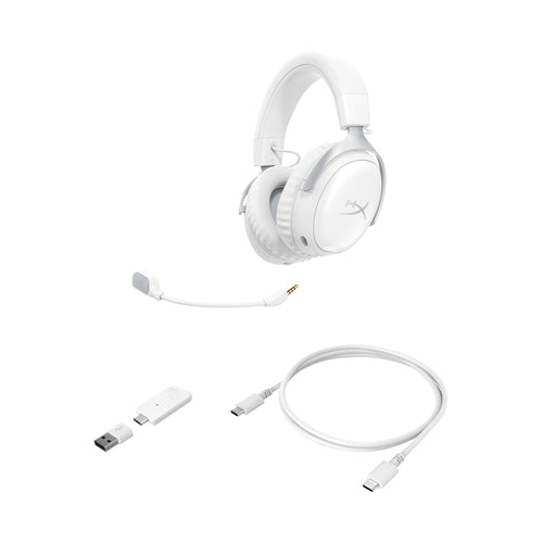 HyperX Cloud III S Wireless White Gaming Headset