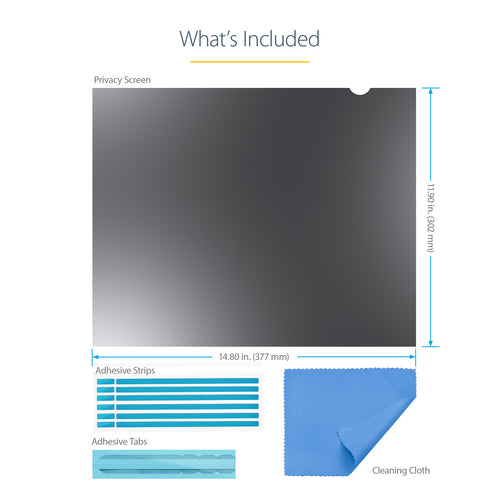 19 Inch 5:4 Computer Monitor Privacy Filter Anti-Glare Blue Light Reduction