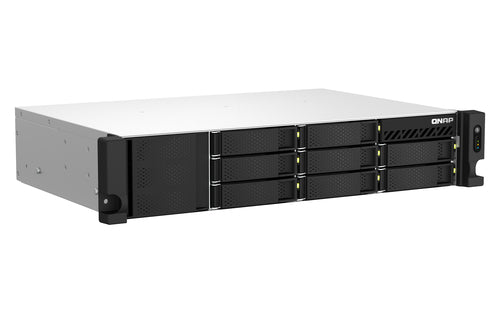 QNAP TS-873AeU-RP NAS Rackmount - Ryzen V1500B Processor, 4GB DDR4