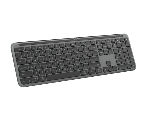 Wireless Full-Size Keyboard Logitech Signature Slim K950 Bluetooth Scissor Switch Graphite