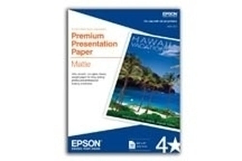Epson Premium Präsentationspapier matt 27,94 cm x 35,56 cm – 50 Blatt – Hochwertiger Druck