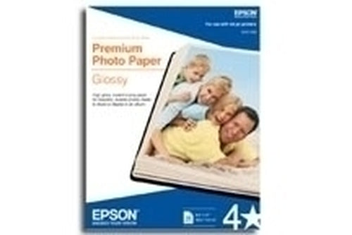 Epson Premium Photo Paper Glossy Borderless 5 x 7" 20 Sheet