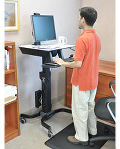 Ergotron WorkFit-C, Single LD Sit-Stand Workstation