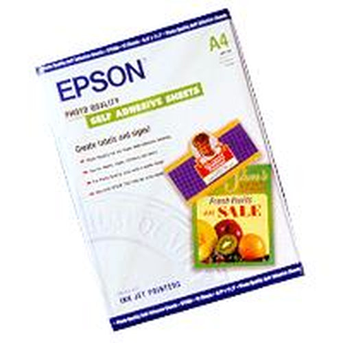 Epson A4 Stickerpapier 167g/m² - 10 Blatt für klaren Druck