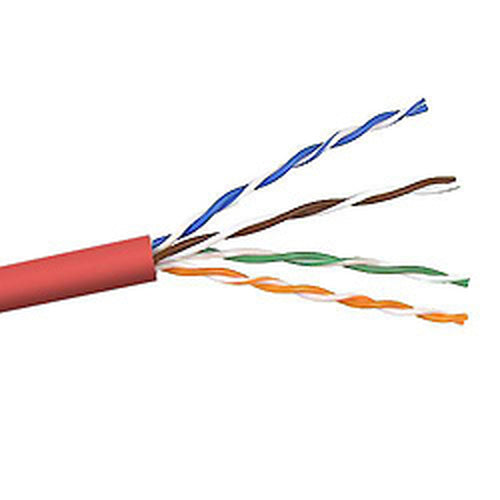 Belkin Cat5e Bulk Cable - 1000ft - Red networking cable