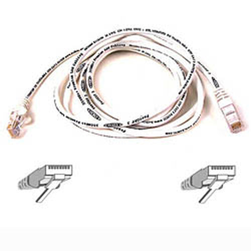 Cat6 Netzwerkkabel 7,6 m Belkin Hochleistungs-RJ-45 Weiß