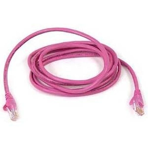 Belkin CAT6 Snagless Patch Cable 1ft. Pink networking cable