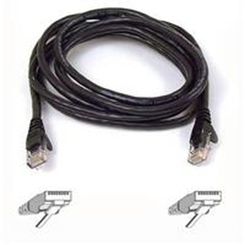 Cat5E Networking Patch Cable 25ft Black RJ-45 Connectors