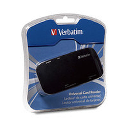 USB 2.0 Universal-Kartenleser für CF, SD, MS, MMC – Schwarz