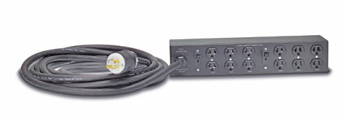 APC Basic Rack PDU 4,992kVA, 12 NEMA 5-20R, 208V - Schwarze Stromverteilungseinheit