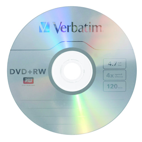 DVD+RW Verbatim DataLifePlus 4,7 GB Jewel Case 10er-Pack