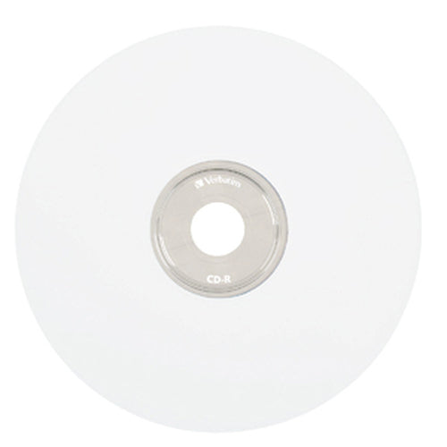 Verbatim CD-R 80MIN 700MB 52X weiß, thermisch bedruckbar, 100er-Spindel