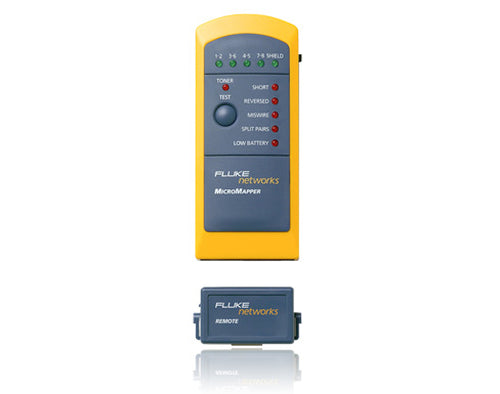 Fluke MT-8200-49A Netzwerkkabeltester Grau Gelb Tragbar 6V