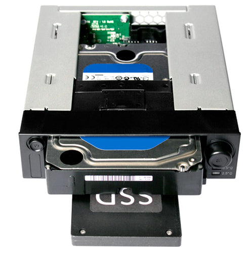 Icy Dock DuoSwap Black HDD Docking Station 6 Gbit/s 42mm 178.2mm