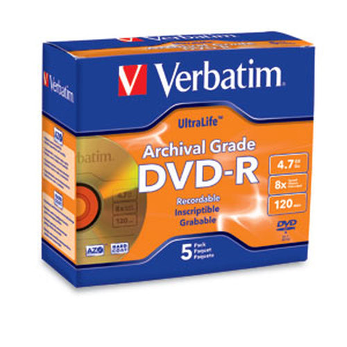 Verbatim DVD-R 4,7GB 8x – Hochwertige Rohlinge zur Datenspeicherung