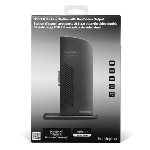 Docking Station Kensington SD3500v USB 3.2 2K Ultra HD Wired Hub