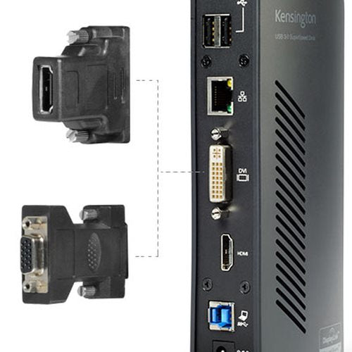 Docking Station Kensington SD3500v USB 3.2 2K Ultra HD Wired Hub