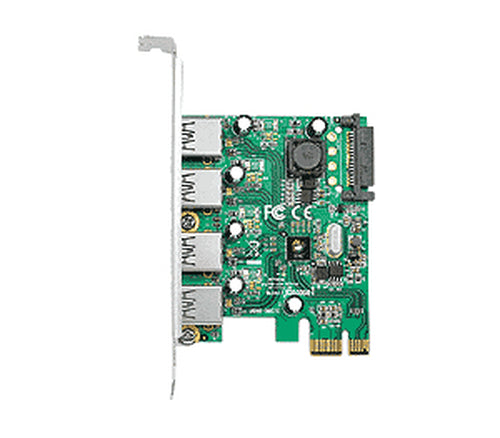 4-Port USB 3.0 PCIe Interface Card Adapter 5 Gbps - Siig