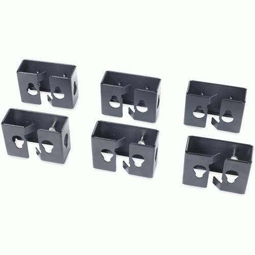 APC AR7710 Cable Containment Brackets - Black - 450g - Efficient Organization