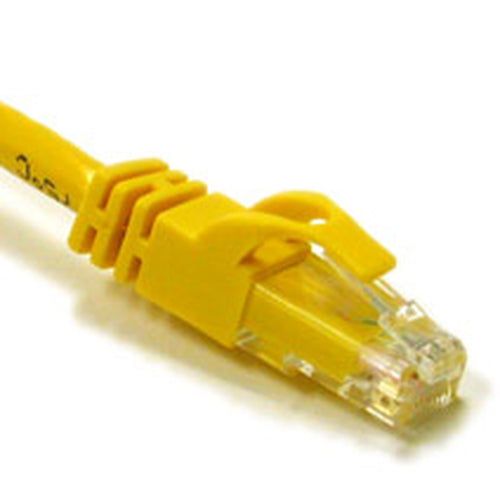 C2G 35ft Cat6 550MHz Snagless Patch Cable Yellow networking cable