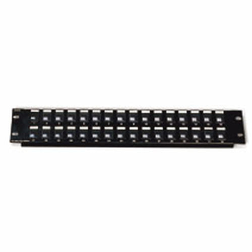 C2G Blank Keystone/Multimedia Patch Panel 12-Port