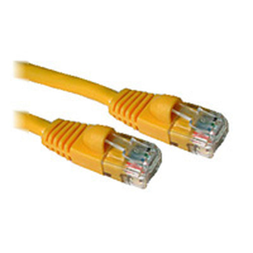 C2G 7ft Cat5E 350MHz Snagless Patch Cable Yellow networking cable