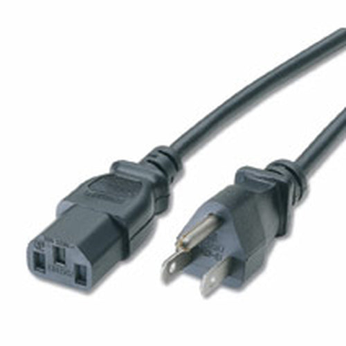 C2G Universal Power Cord, Black 3ft