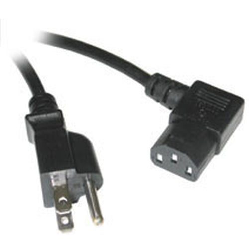 C2G Universal Right Angle Power Cord 6ft