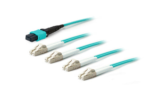 AddOn Networks MPO to 4 x LC, 15m InfiniBand/fibre optic cable