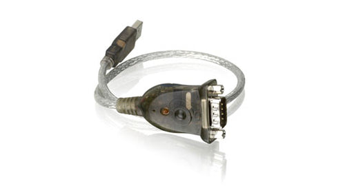 USB auf Seriell RS-232 Adapter 0,4m - Iogear Graues Kabel