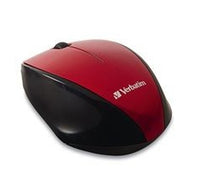 Wireless Optical Mouse Red RF Technology Verbatim 97995