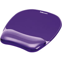 Fellowes Gel Wrist Rest Purple Monochromatic Polyurethane