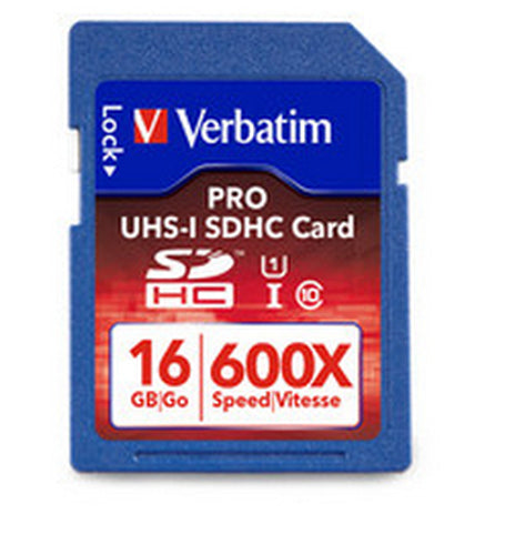 Verbatim SDHC 16 GB Class 10 Speicherkarte – 104 MB/s Geschwindigkeit