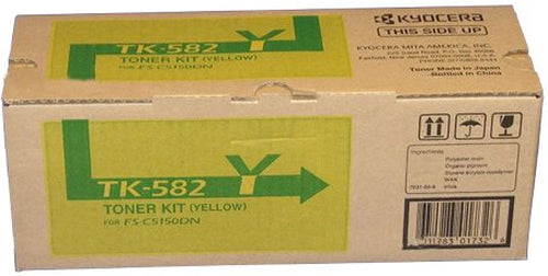 Kyocera TK-582Y Yellow Toner Cartridge 2800 Pages Compatible