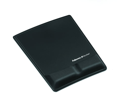 Ergonomisches Mauspad mit Handgelenkauflage, antibakteriellem Schutz und Memory-Schaum, Schwarz